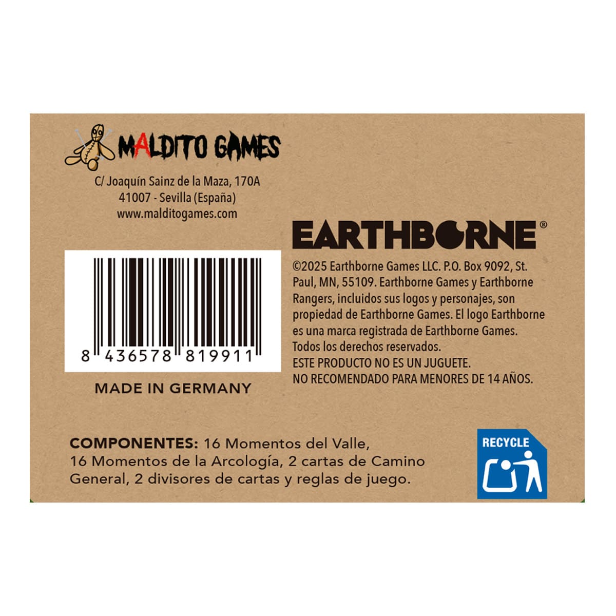 Earthborne Rangers: Vivencias del camino - Juegos de mesa - Adani Store