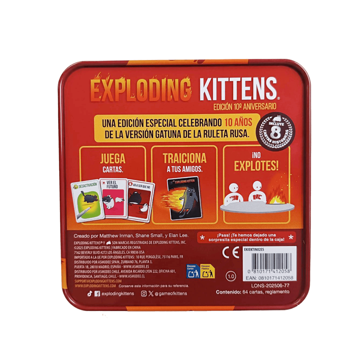 Exploding Kittens: Edición 10º Aniversario