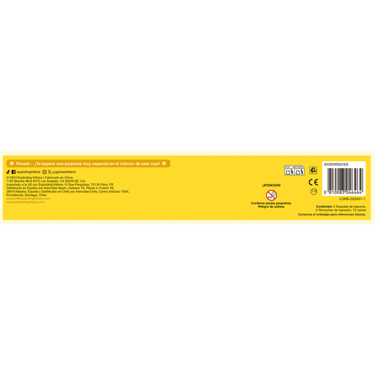 Vamos a pegarnos con espadas de mentira