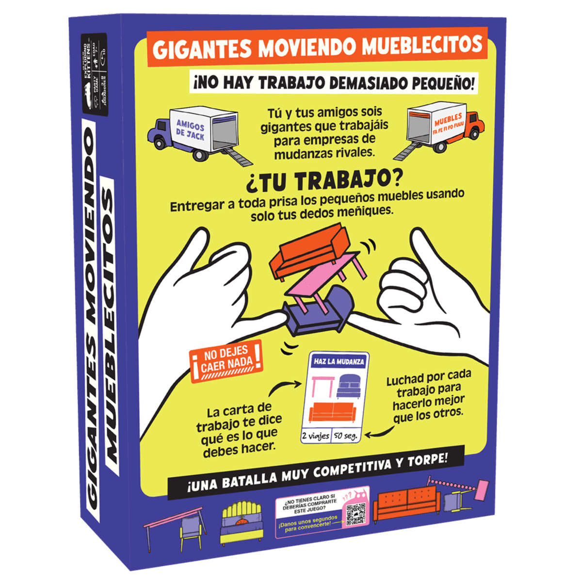 Gigantes moviendo mueblecitos