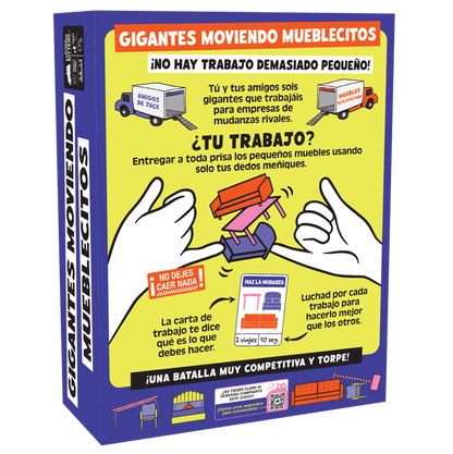 Gigantes moviendo mueblecitos