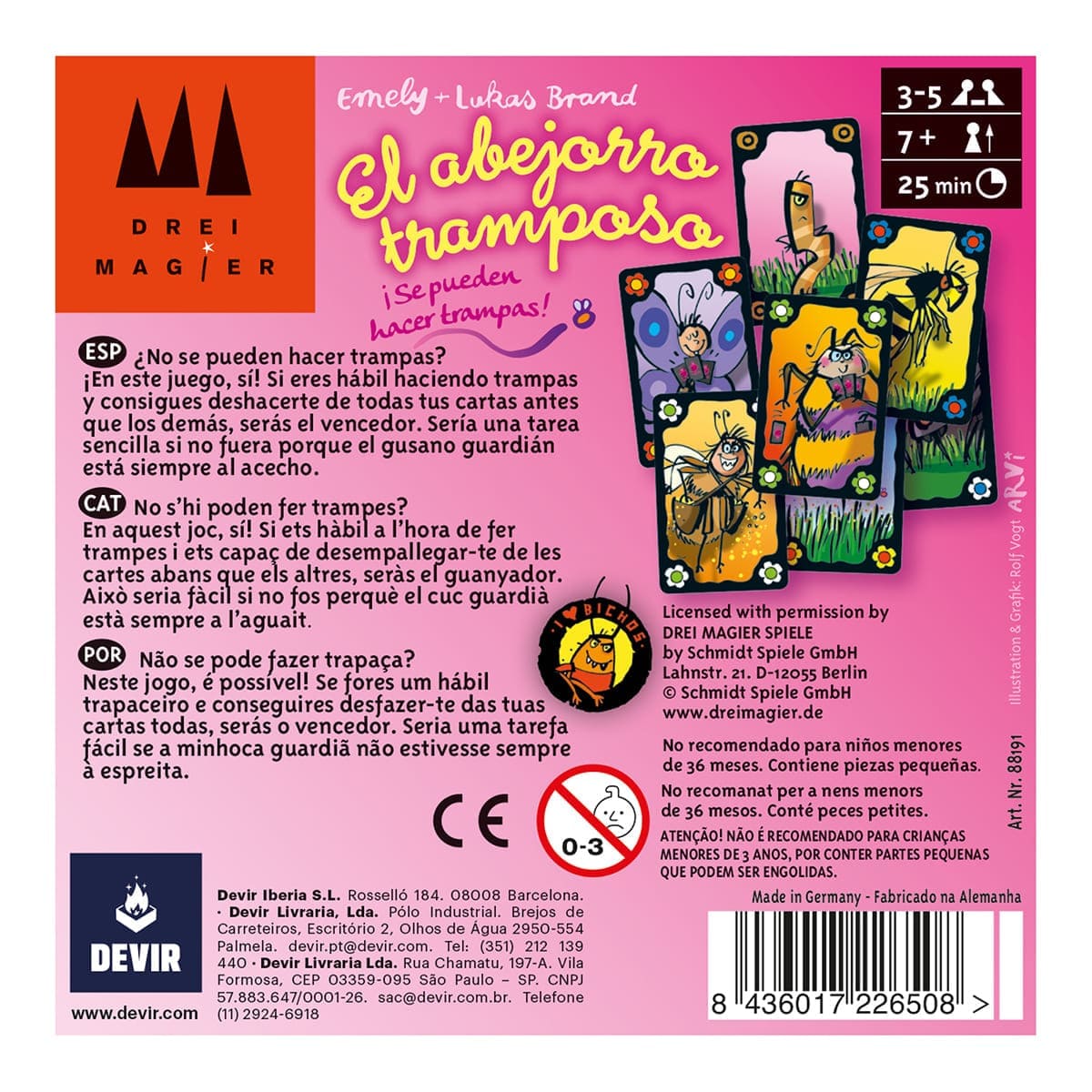 El abejorro tramposo - Juegos de mesa - Adani Store
