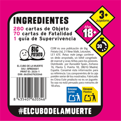 El Cubo de la Muerte - Juegos de mesa - Adani Store