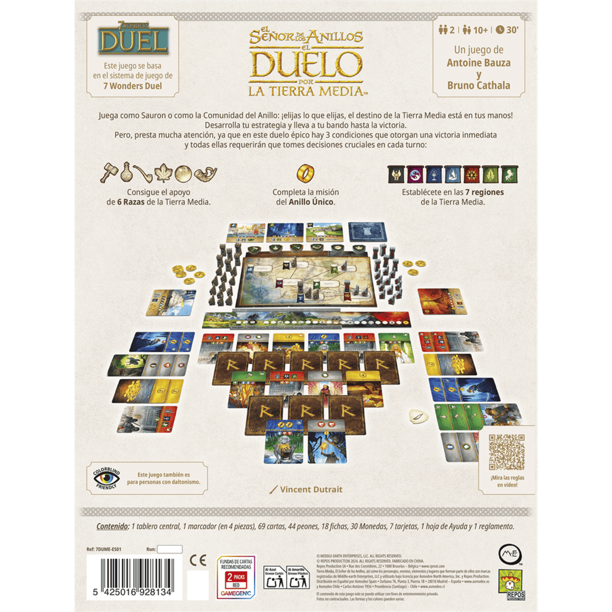 El señor de los anillos: El duelo por la tierra media - Juegos de mesa - Adani Store