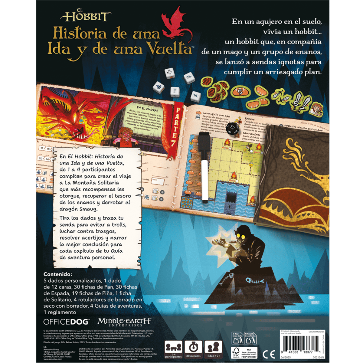 El Hobbit: Historia de una Ida y de una Vuelta - Juegos de mesa - Adani Store