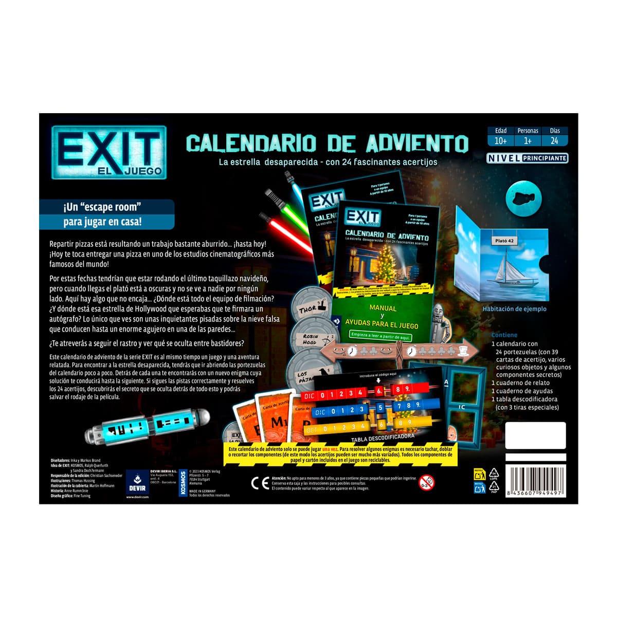 Exit: Calendario de Adviento - Juegos de mesa - Adani Store
