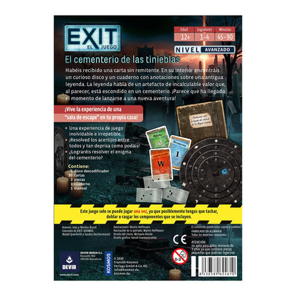 Exit: El cementerio de las tinieblas - Juegos de mesa - Adani Store
