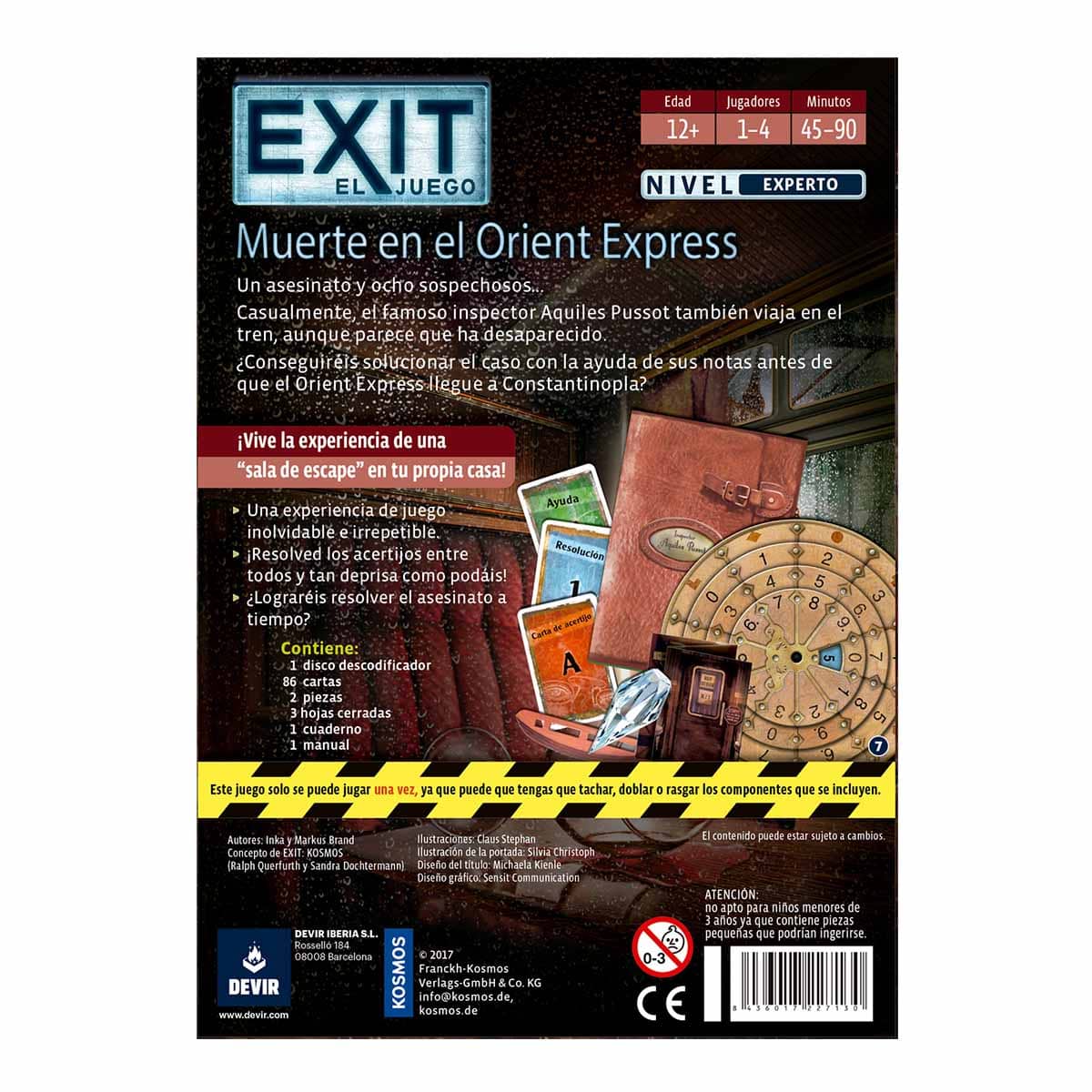 Exit Muerte en el Oriente Express - Juegos de mesa - Adani Store