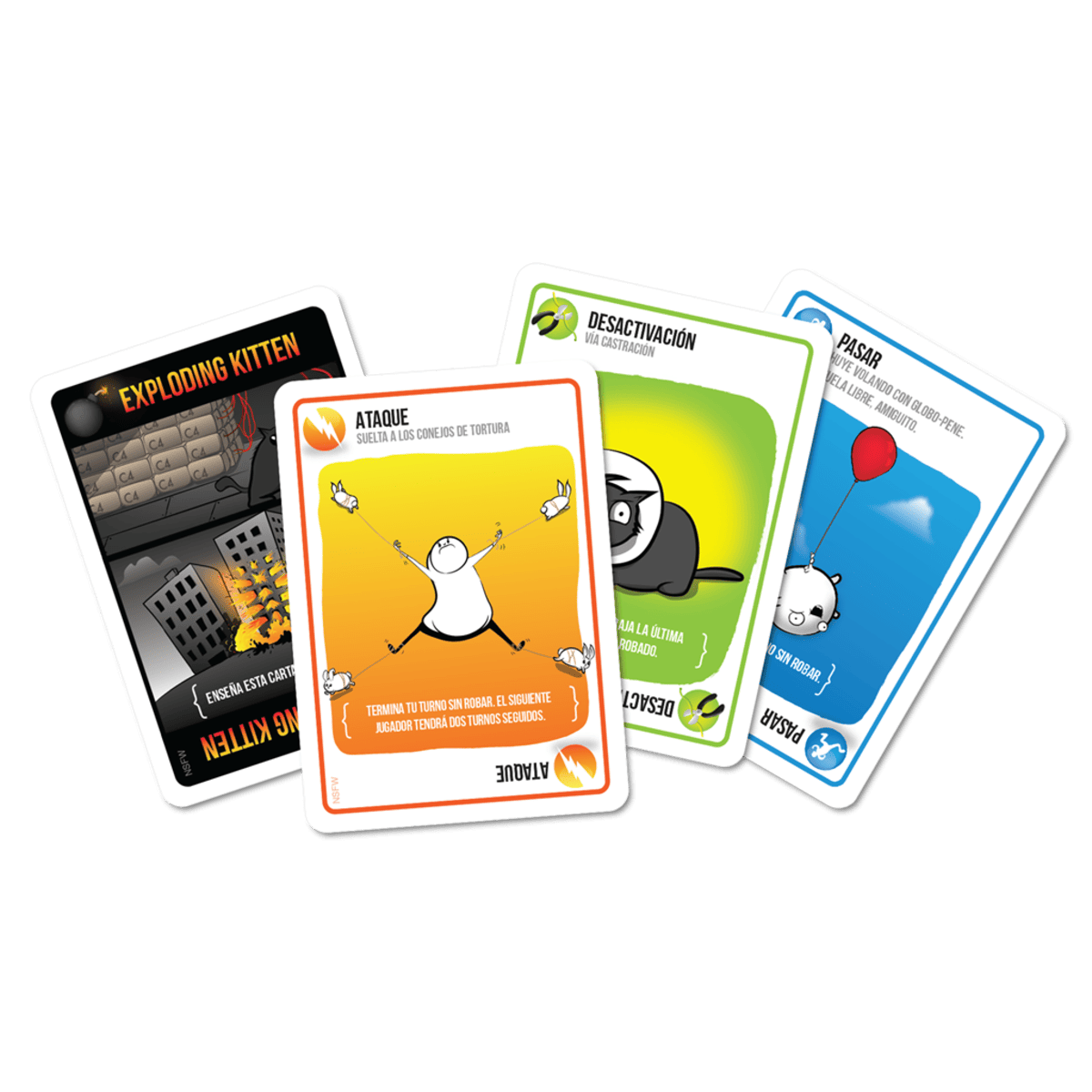 Exploding Kittens: Edición NSFW - Juegos de mesa - Adani Store
