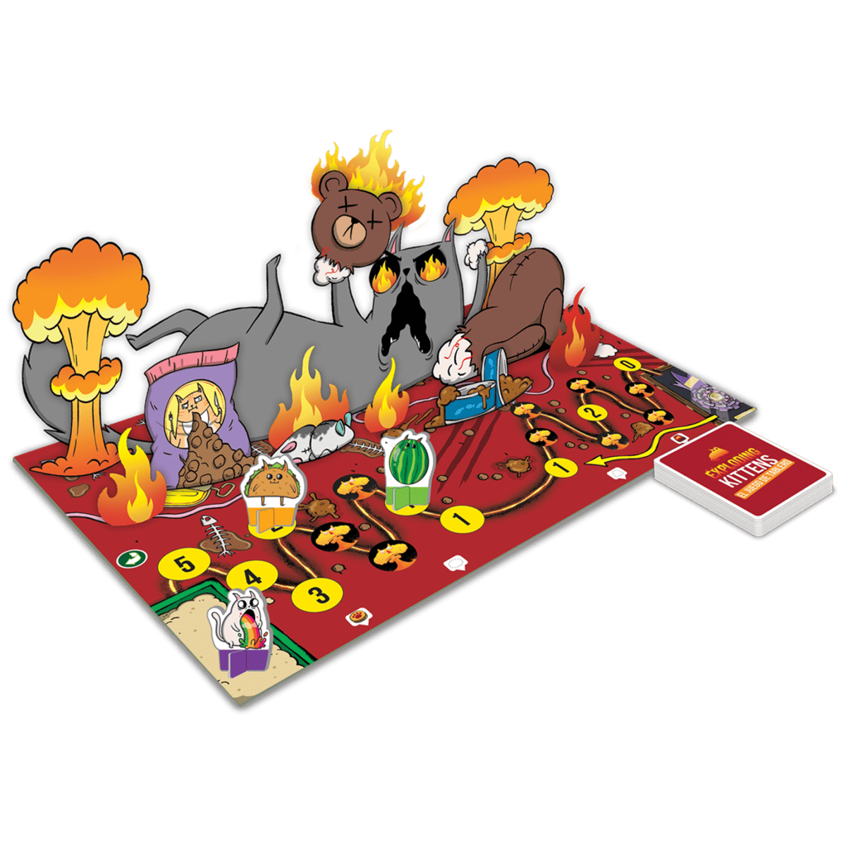 Exploding Kittens: El juego de tablero - Juegos de mesa - Adani Store