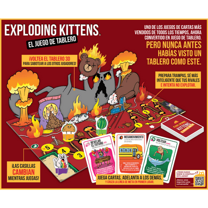 Exploding Kittens: El juego de tablero - Juegos de mesa - Adani Store