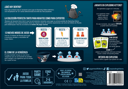 Exploding Kittens: Recetas del desastre - Juegos de mesa - Adani Store
