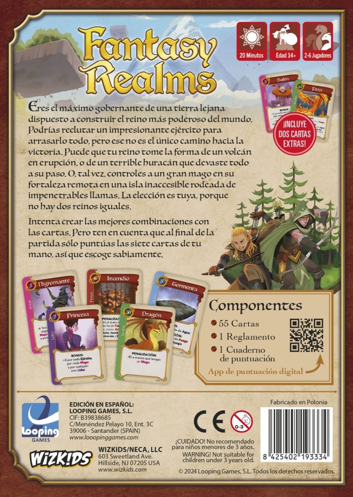 Fantasy Realms - Juegos de mesa - Adani Store