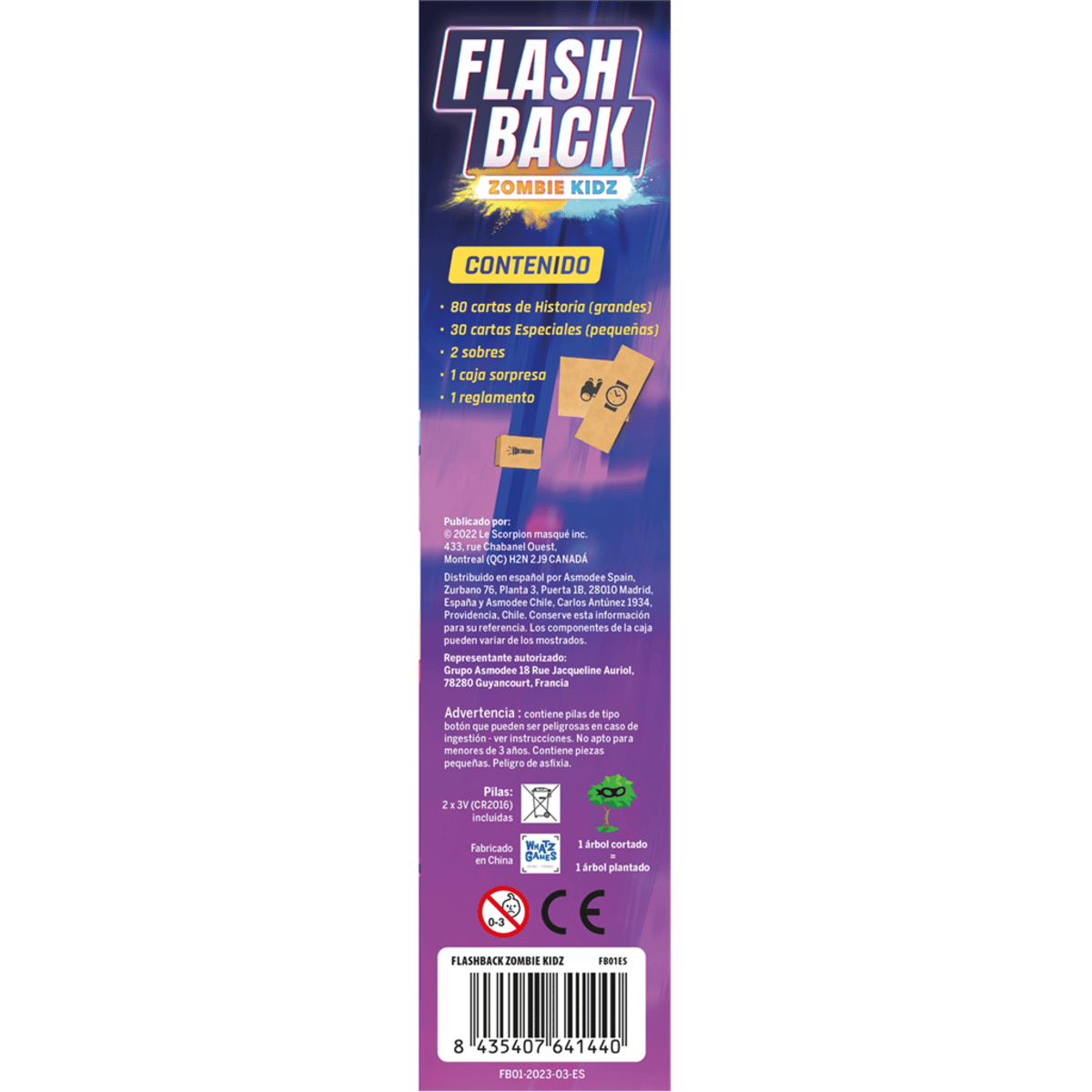 Flashback: Zombie Kidz - Juegos de mesa - Adani Store