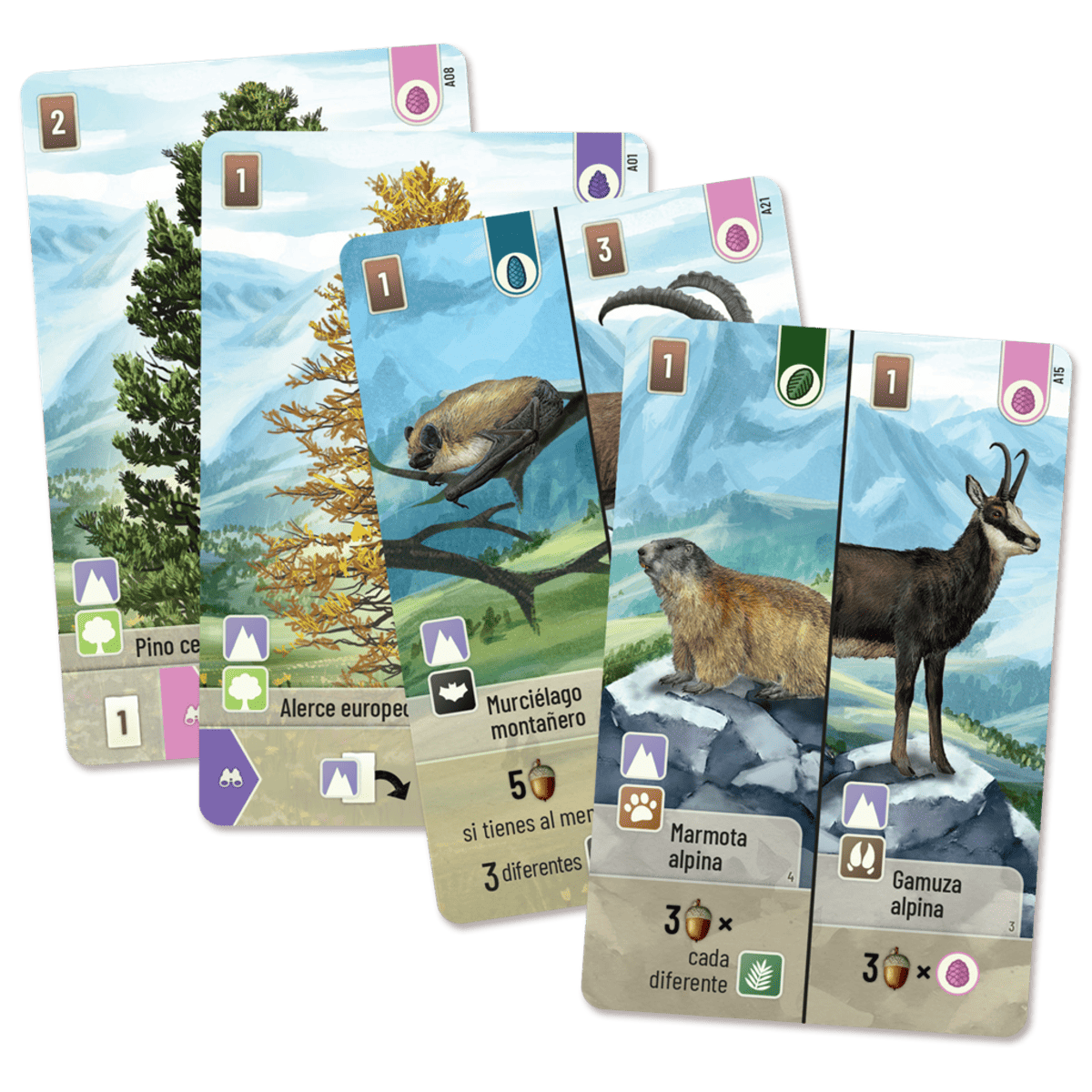Forest Shuffle Cumbres alpinas - Juegos de mesa - Adani Store