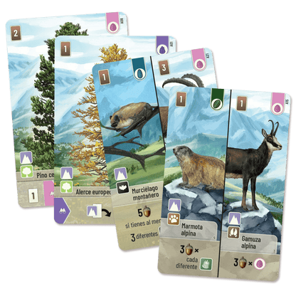 Forest Shuffle Cumbres alpinas - Juegos de mesa - Adani Store