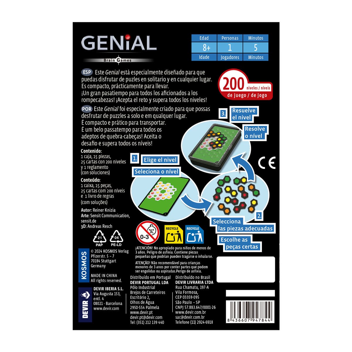 Genial Brain Games - Juegos de mesa - Adani Store