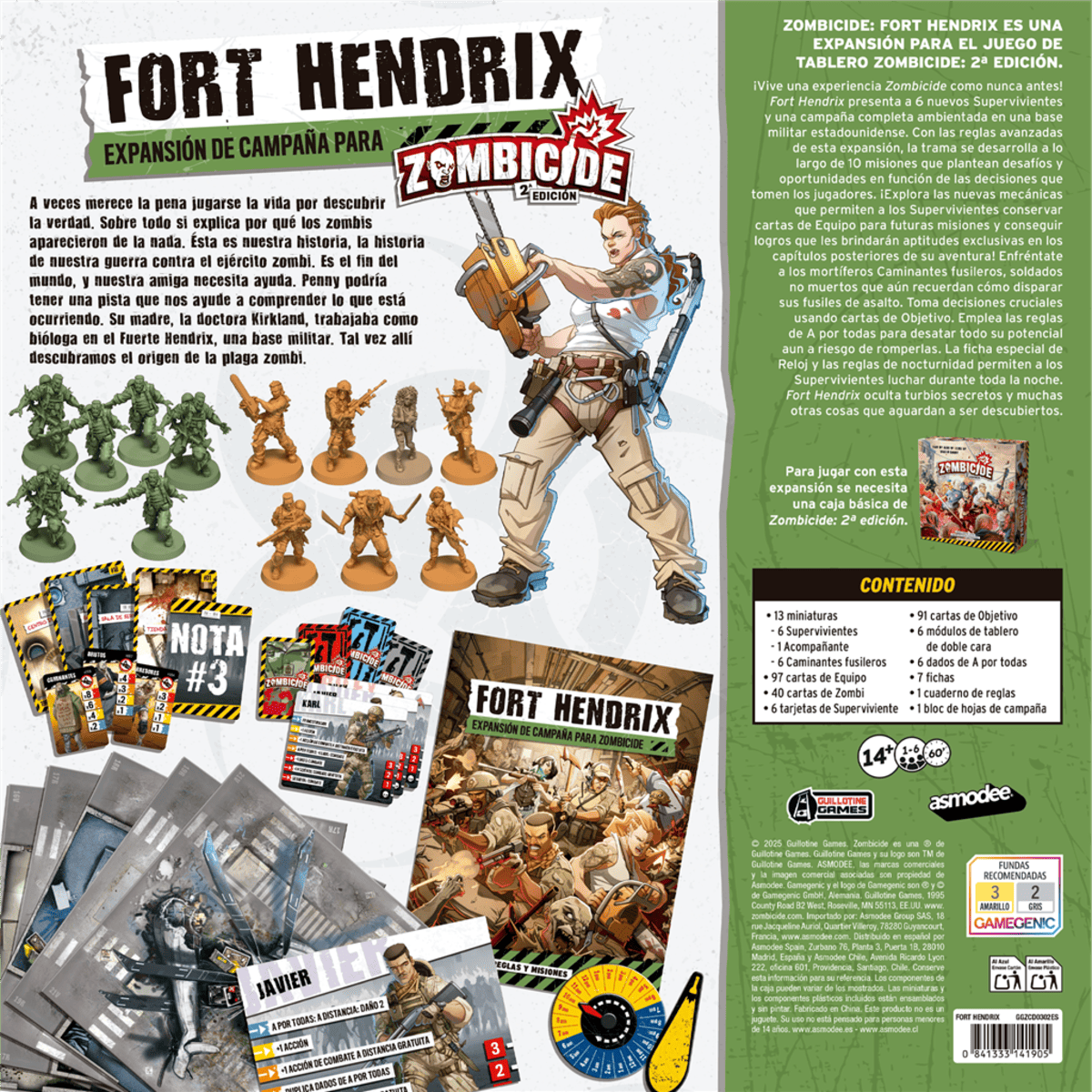 Zombicide 2ª Edición: Fort Hendrix