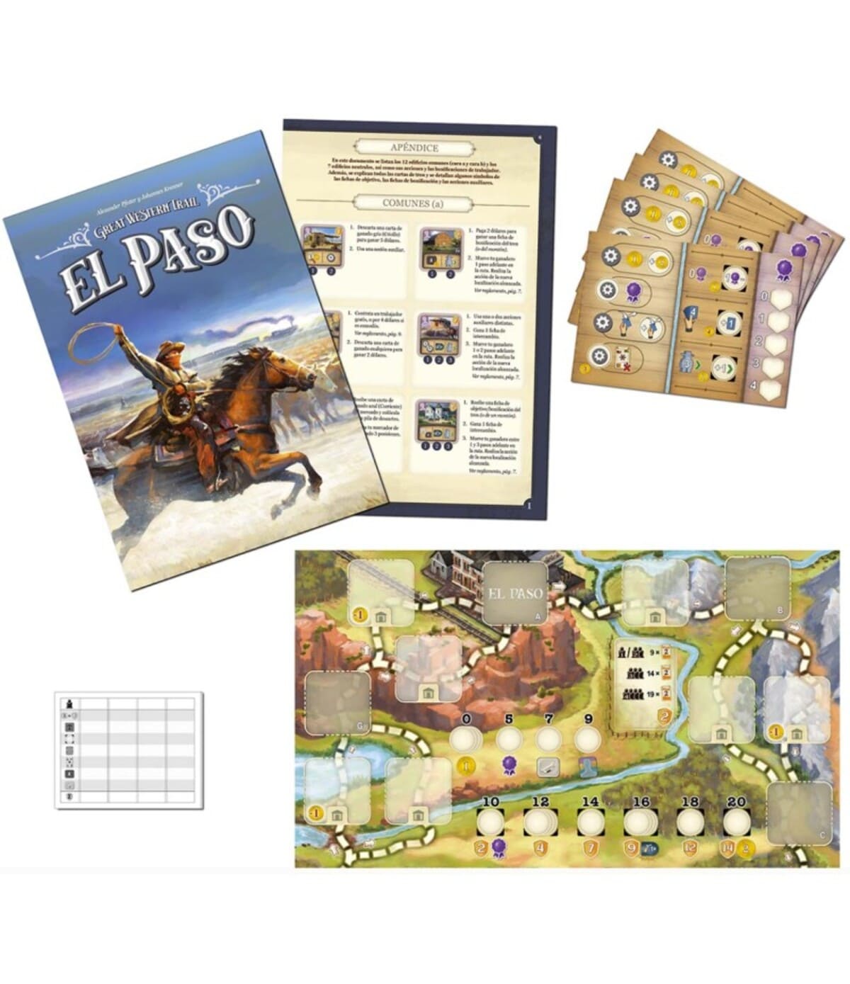Great Western Trail: El Paso - Juegos de mesa - Adani Store