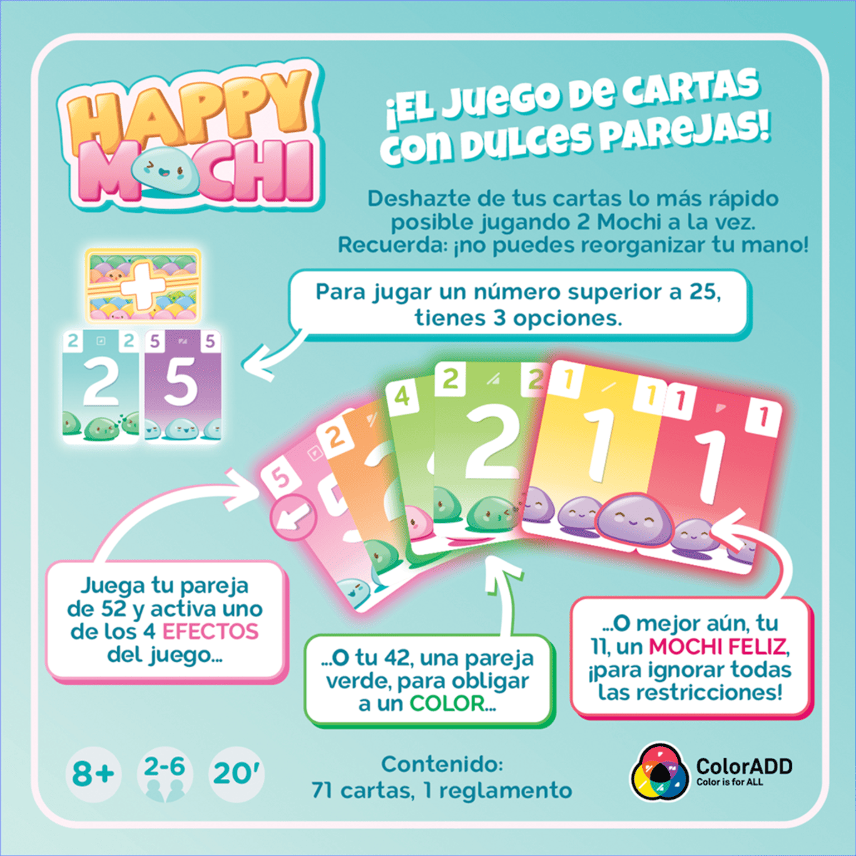 Happy Mochi - Juegos de mesa - Adani Store