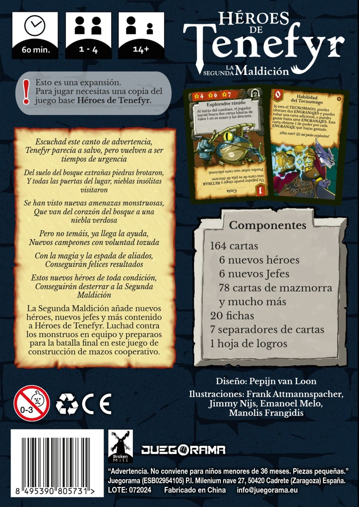 Héroes De Tenefyr: La Segunda Maldición - Juegos de mesa - Adani Store
