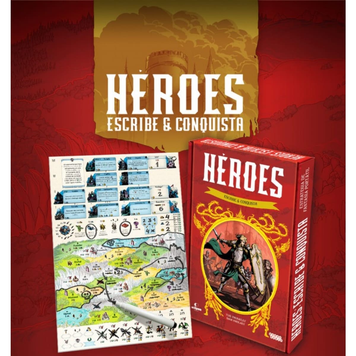 Héroes: Escribe y Conquista - Juegos de Mesa - Adani Store