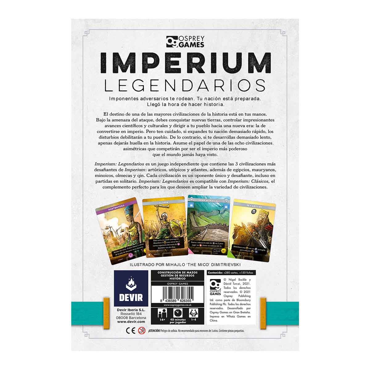 Imperium: Legendarios - Juegos de mesa - Adani Store
