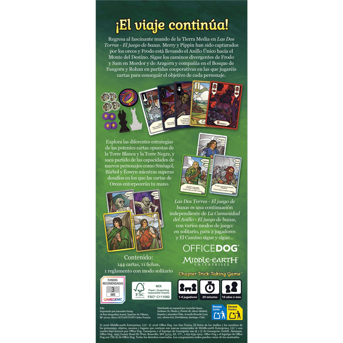 Las Dos Torres: El Juego de Bazas - Juegos de Mesa - Adani Store