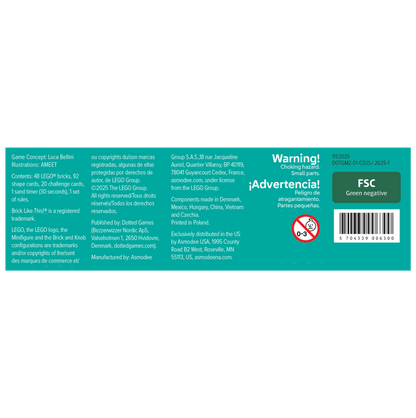 LEGO: Brick like this! - Juegos de mesa - Adani Store