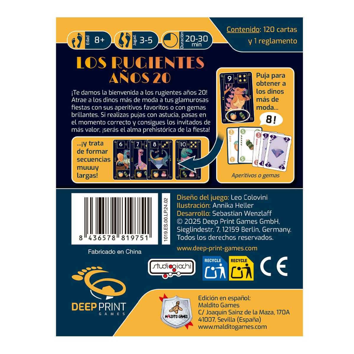 Los rugientes años 20 - Juegos de mesa - Adani Store