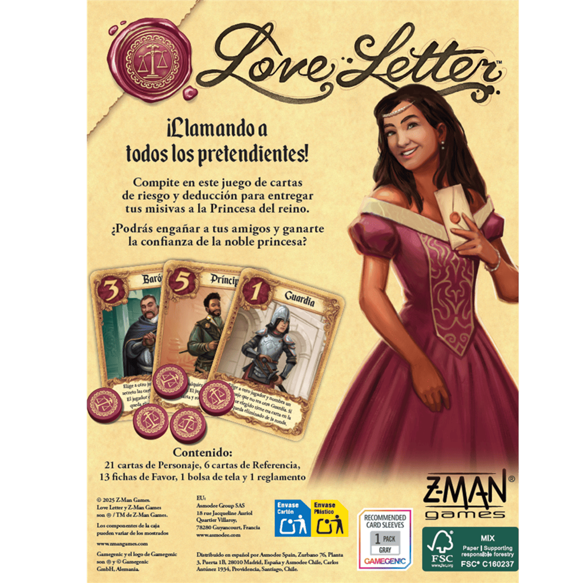 Love Letter - Juegos de mesa - Adani Store