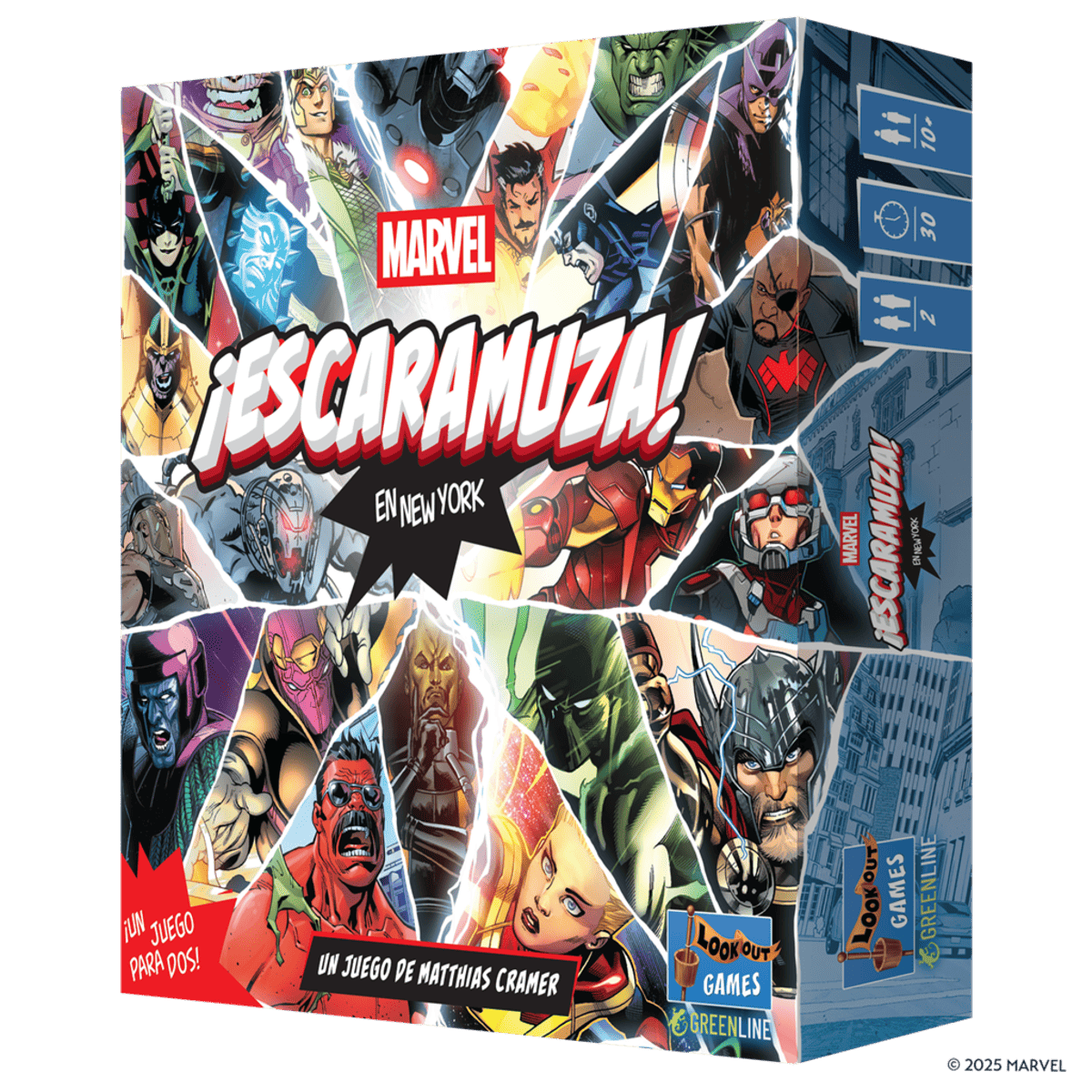 Marvel: ¡Escaramuza! En New York - Juegos de mesa - Adani Store