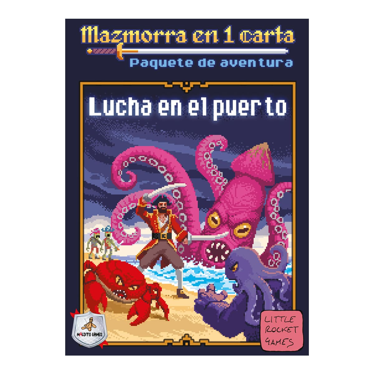 Mazmorra en 1 carta: Lucha en el puerto - Juegos de mesa - Adani Store