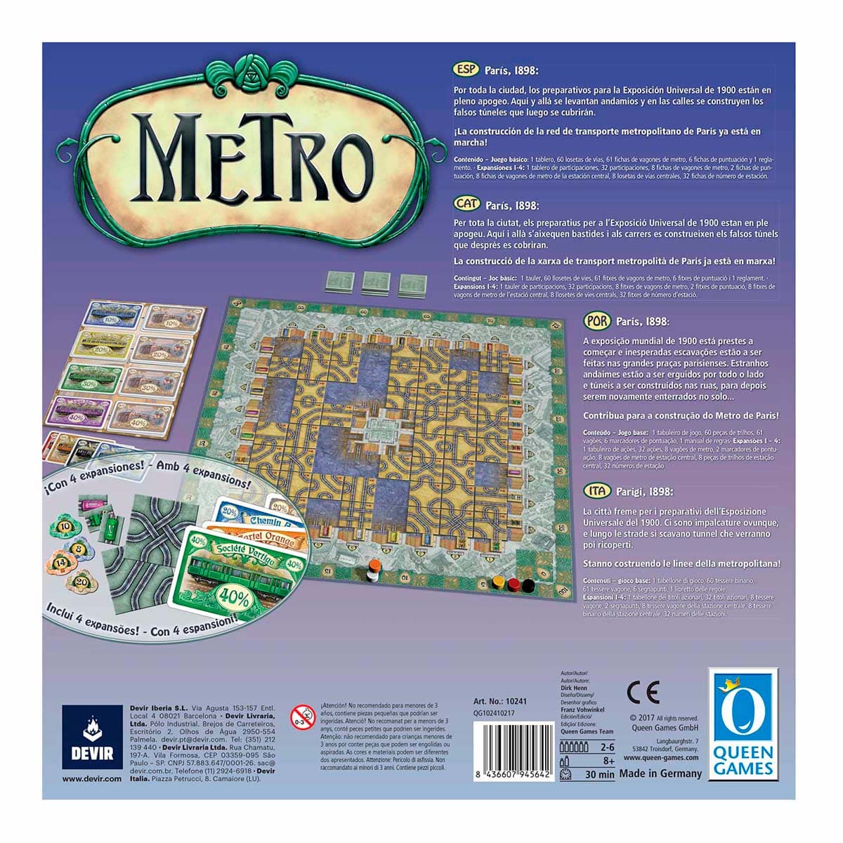 Metro - Juegos de mesa - Adani Store 