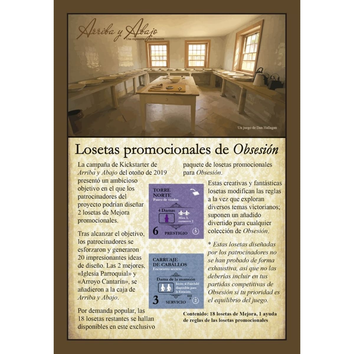 Obsesión: Losetas promocionales - Juegos de mesa - Adani Store