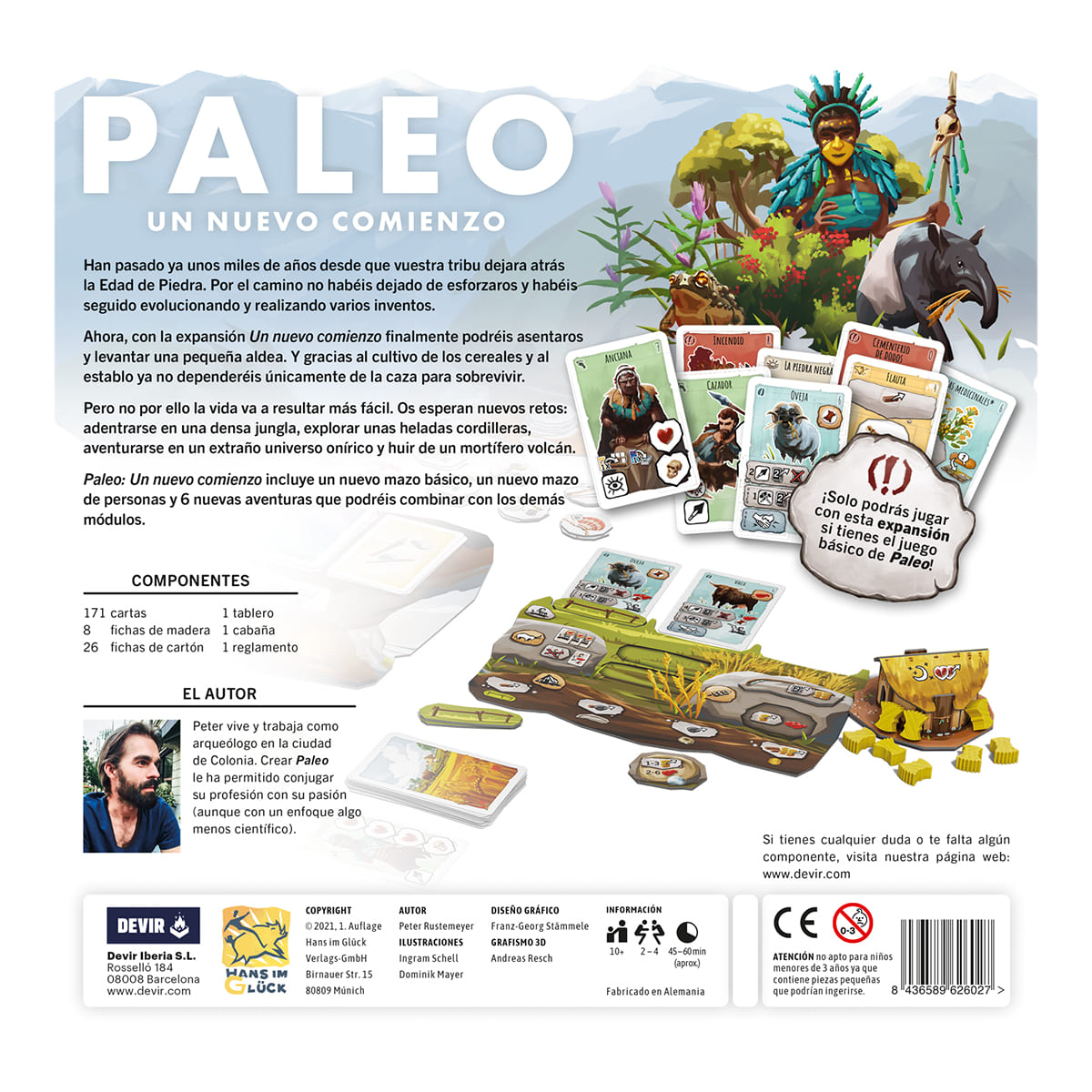 Paleo: Un nuevo comienzo - Juegos de Mesa - Adani Store