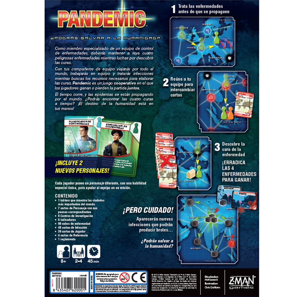 Pandemic - Juegos de mesa - Adani Store