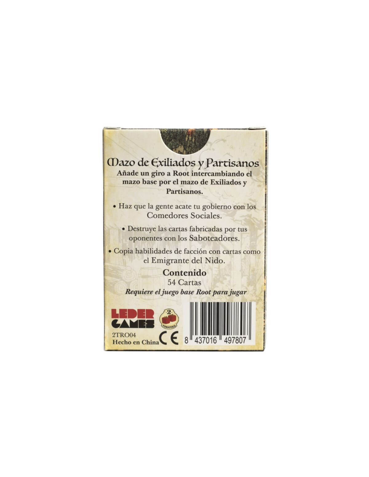 Root: Mazo de Exiliados y Partisanos - Juegos de mesa - Adani Store