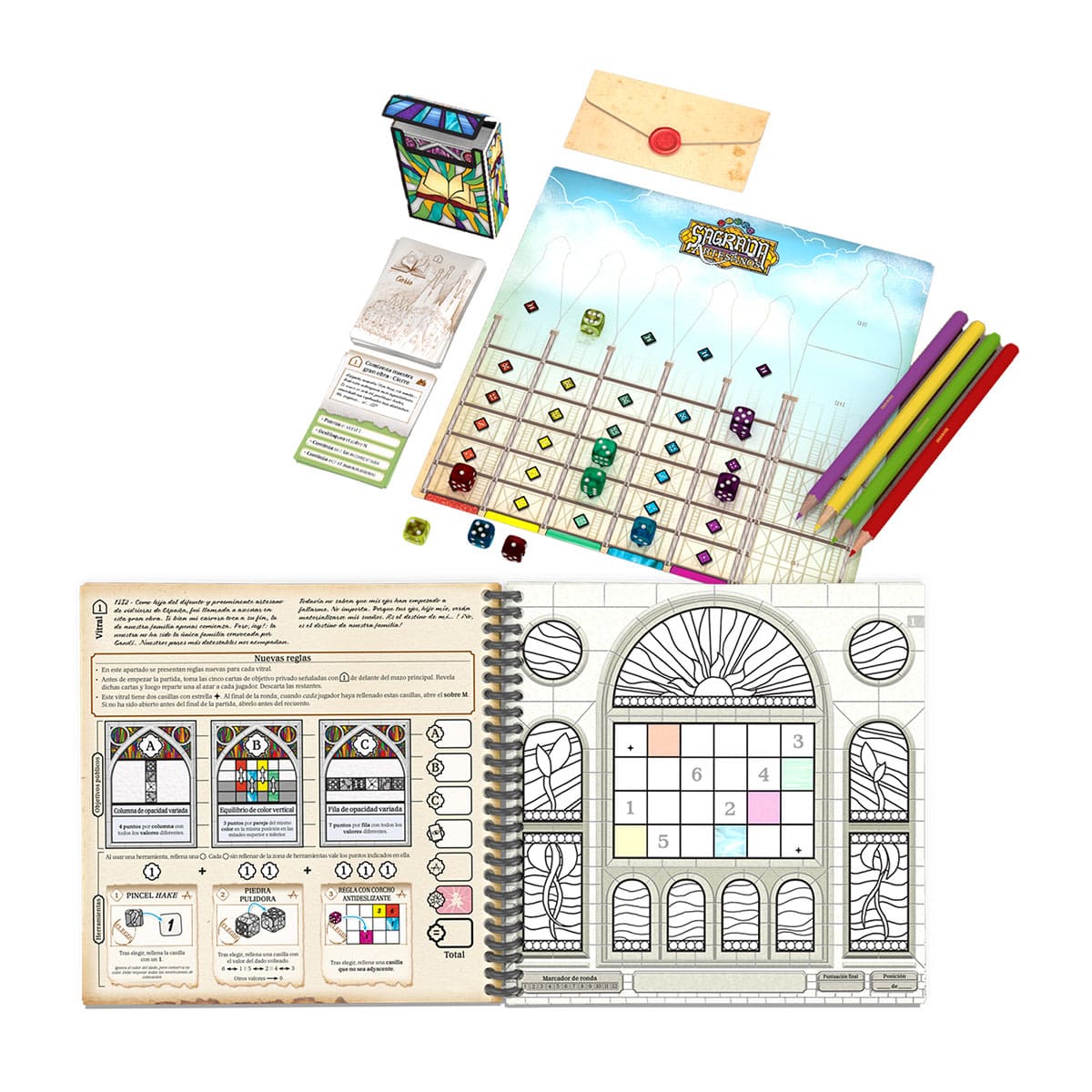 Sagrada Artesanos - Juegos de mesa - Adani Store