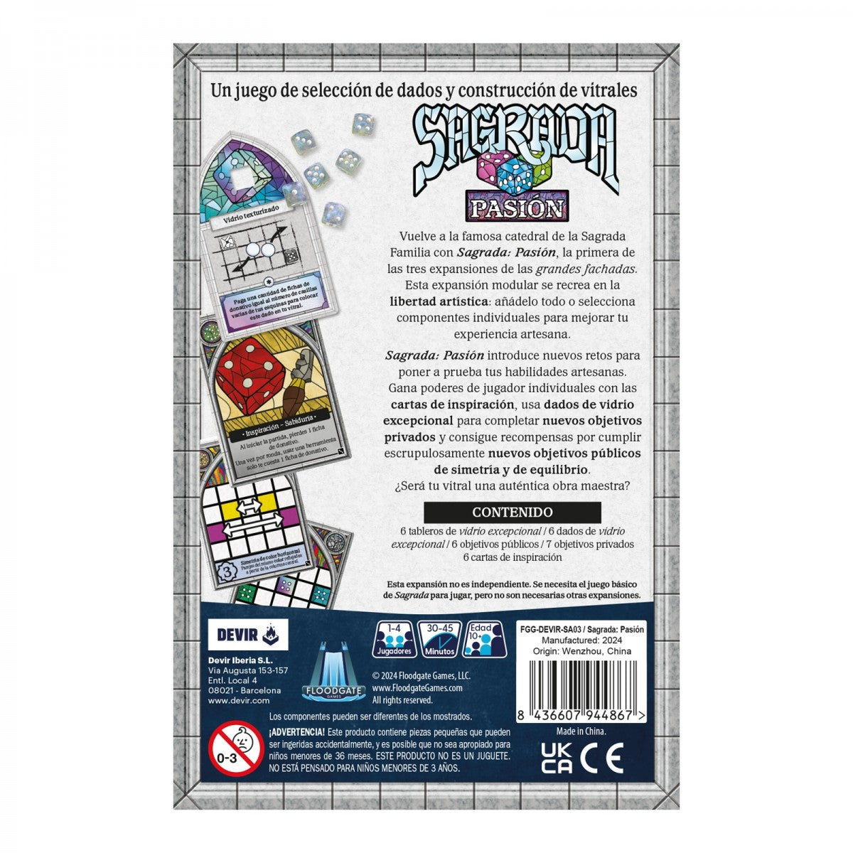 Sagrada: Pasión - Juegos de mesa - Adani Store