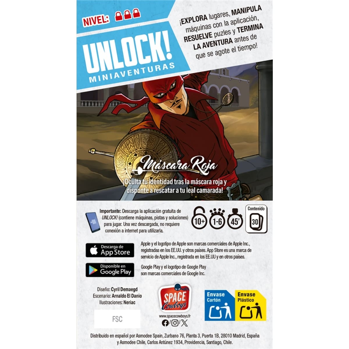 Unlock! Mini: Máscara roja