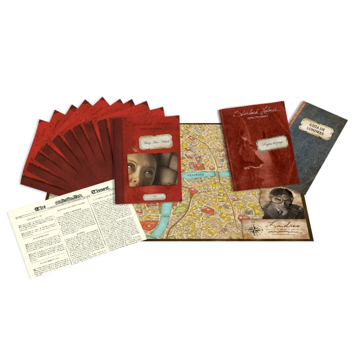 Sherlock Holmes Detective Asesor: Jack el Destripador y Aventuras en el West End - Juegos de mesa - Adani Store