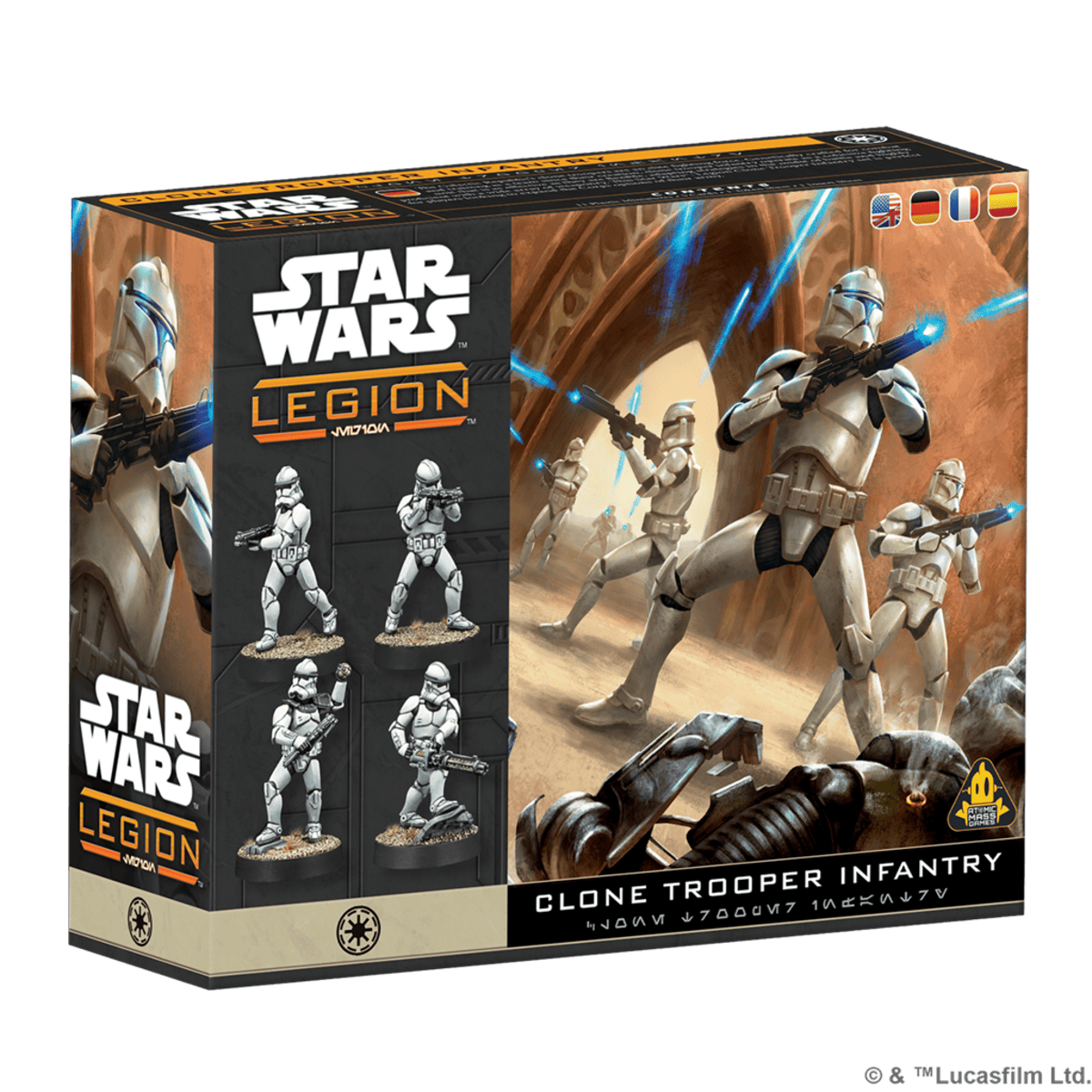 Star Wars Legión: Clone Troopers Infantry - Juegos de mesa - Adani Store