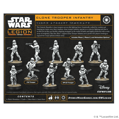 Star Wars Legión: Clone Troopers Infantry - Juegos de mesa - Adani Store
