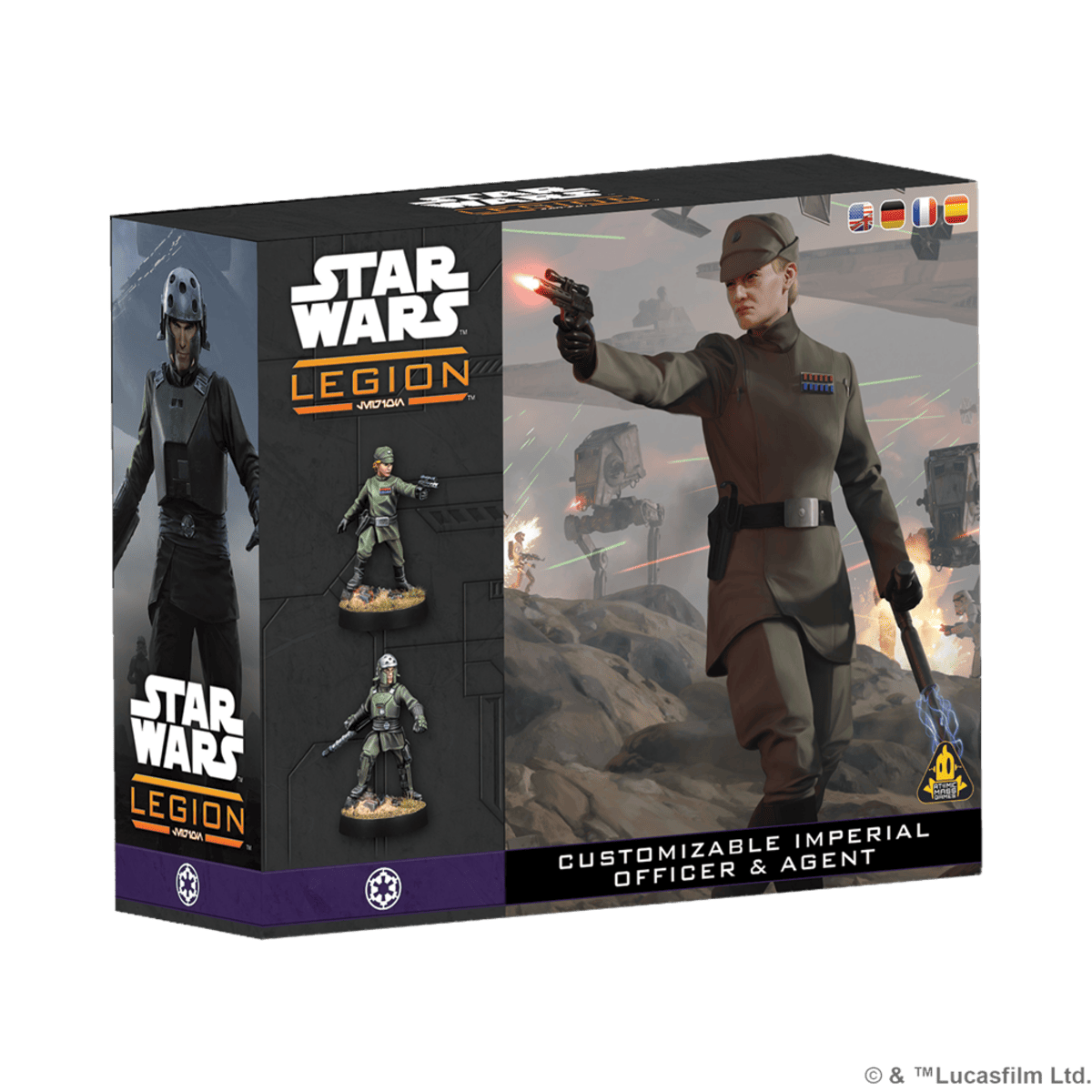 Star Wars Legión: Customizable Imperial Officer & Agent - Juegos de mesa - Adani Store