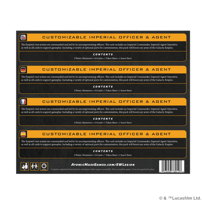 Star Wars Legión: Customizable Imperial Officer & Agent - Juegos de mesa - Adani Store