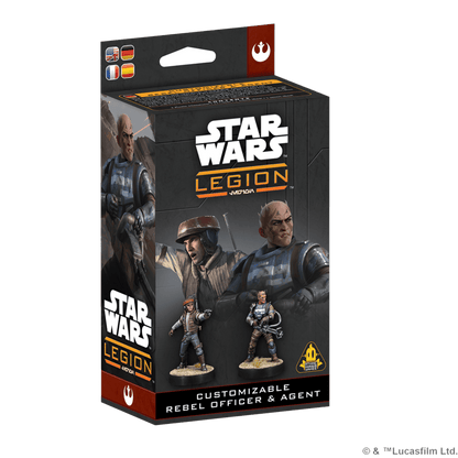 Star Wars Legión: Customizable Rebel Officer & Agent - Juegos de mesa - Adani Store