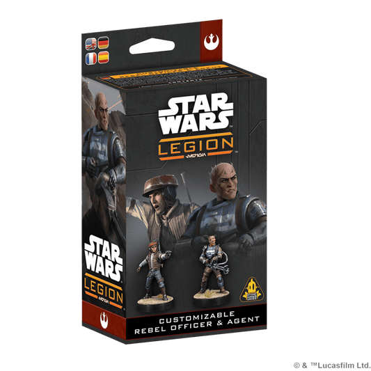 Star Wars Legión: Customizable Rebel Officer & Agent - Juegos de mesa - Adani Store