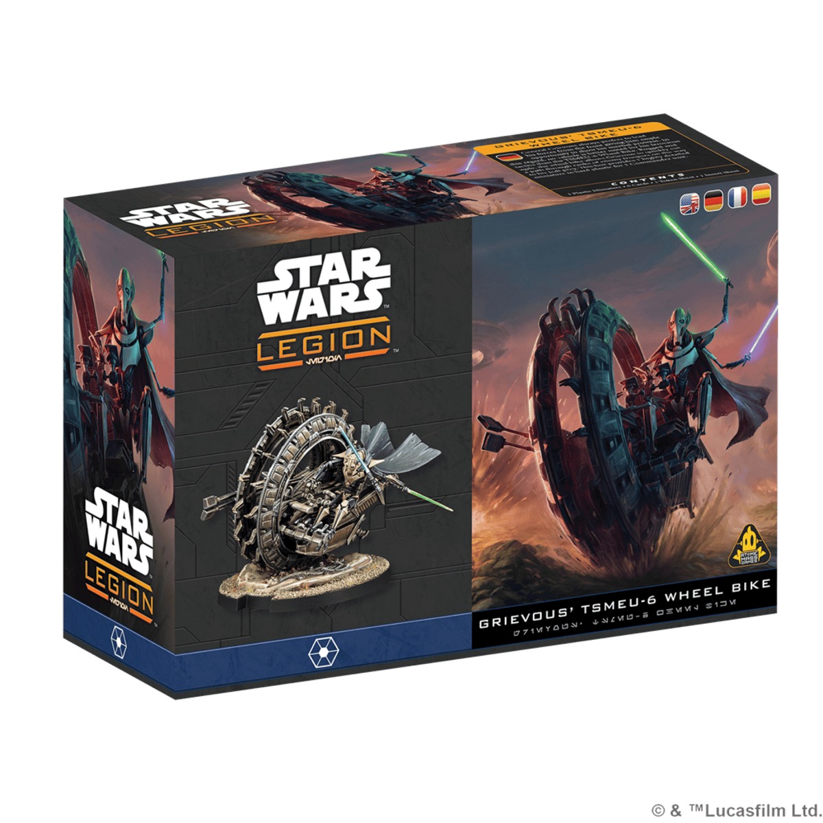 Star Wars Legión: General Grievous' TSMEU‑6 Wheel Bike – Juegos de Mesa – Adani Store