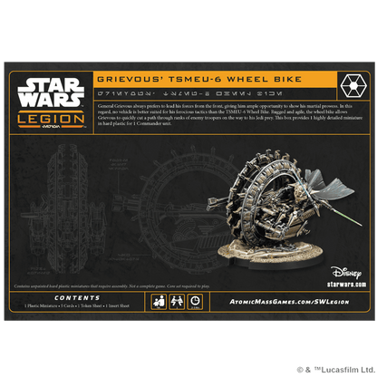 Star Wars Legión: General Grievous' TSMEU‑6 Wheel Bike – Juegos de Mesa – Adani Store